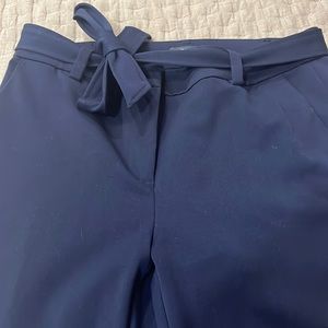 Devin tie waist slim pants